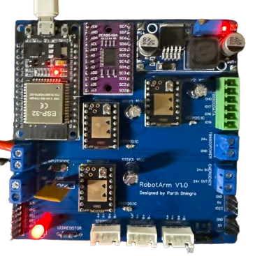 Physical Robot Arm PCB